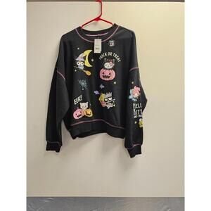 Sanrio Hello Kitty and Friends Glow in The Dark Halloween Sweatshirt Sizes M & L